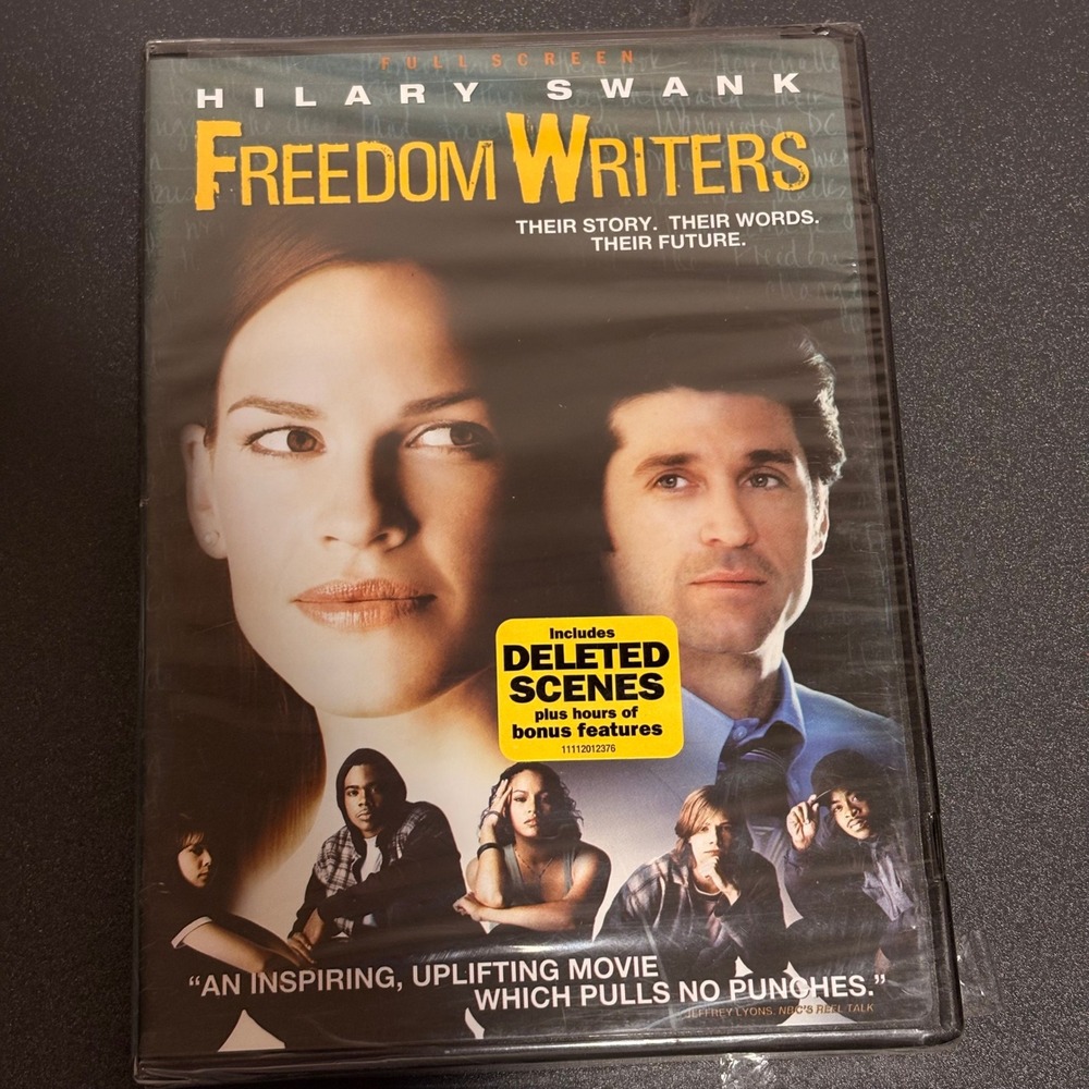 Paramount Freedom Writers DVD Movie NIB Full Screen Hilary Swank Drama 2007